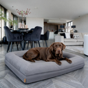 Orthopedische Hondenbed - Textured Linen Ash