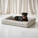 Orthopedische Hondenbed - Textured Linen Off-White