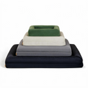 Orthopedische Hondenbed - Textured Linen Onyx