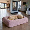 Orthopedische Hondenbed - Velvet Cord Blush