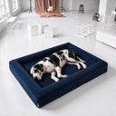 Orthopedische Hondenbed - Velvet Cord Navy