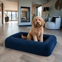 Orthopedische Hondenbed - Velvet Cord Navy