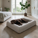 Orthopedische Hondenbed - Vintage Tweed Amber Beige