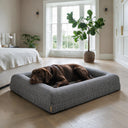 Orthopedische Hondenbed - Vintage Tweed Black&White