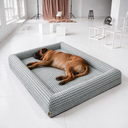 Orthopedische Hondenbed - Vintage Tweed Blue Ivory