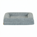 Orthopedische Hondenbed - Vintage Tweed Blue Ivory